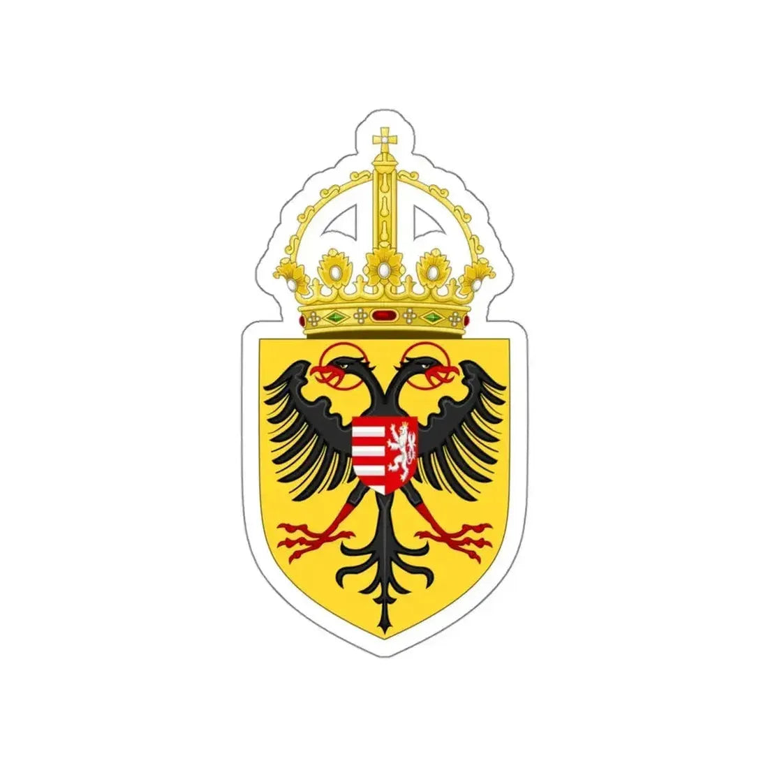 Coat of arms of Sigismund, Holy Roman Emperor STICKER Vinyl Die-Cut Decal - The Sticker Space