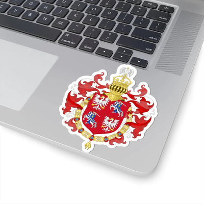 Coat of Arms of Sigismund I of Poland Order of the Golden Fleece (Austria) (Coat of Arms) STICKER Vinyl Kiss-Cut Decal - The Sticker Space