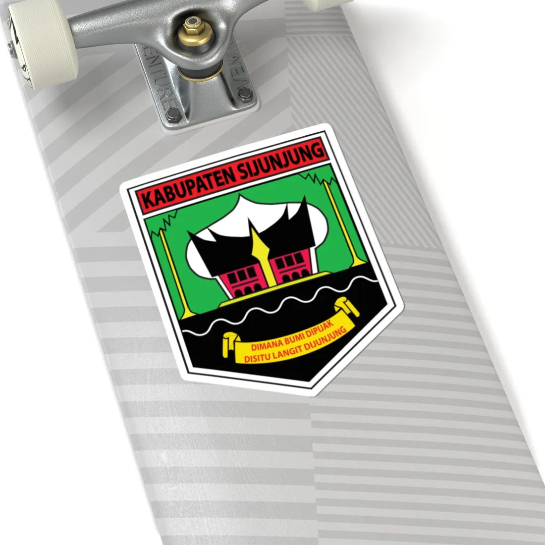 Coat of arms of Sijunjung Regency (Indonesia) (Coat of Arms) STICKER Vinyl Kiss-Cut Decal - The Sticker Space