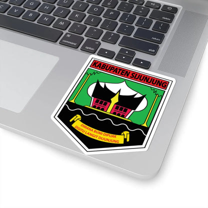 Coat of arms of Sijunjung Regency (Indonesia) (Coat of Arms) STICKER Vinyl Kiss-Cut Decal - The Sticker Space