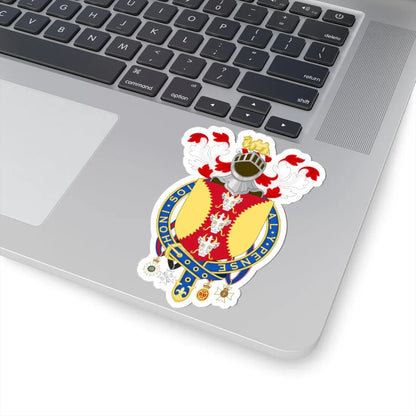 Coat of Arms of Sir David Brewer (Spain) (Coat of Arms) STICKER Vinyl Kiss-Cut Decal - The Sticker Space
