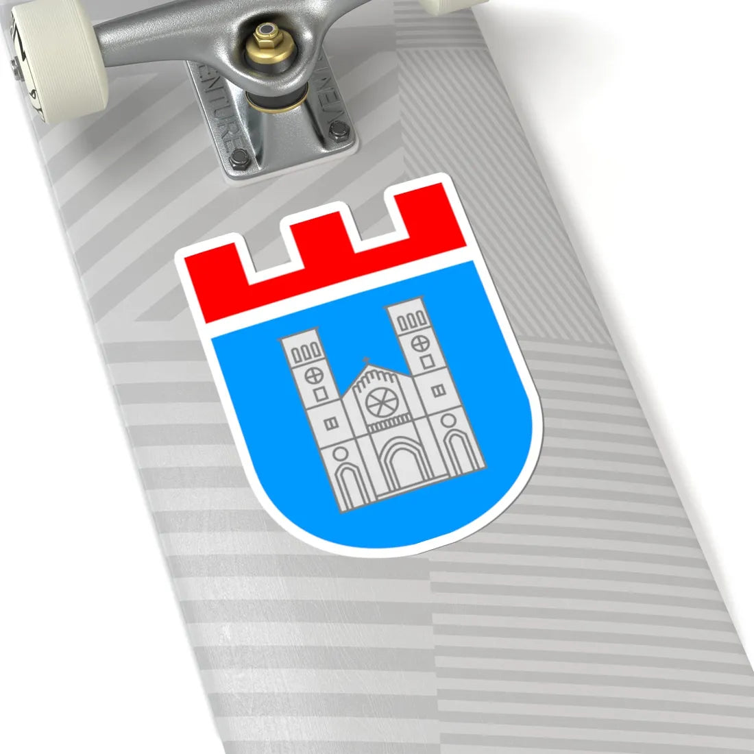 Coat of Arms of Siroki Brijeg (Bosnia and Herzegovina) (Coat of Arms) STICKER Vinyl Kiss-Cut Decal - The Sticker Space