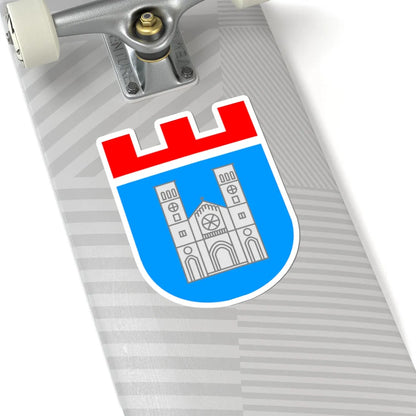 Coat of Arms of Siroki Brijeg (Bosnia and Herzegovina) (Coat of Arms) STICKER Vinyl Kiss-Cut Decal - The Sticker Space