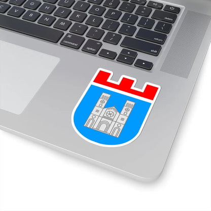 Coat of Arms of Siroki Brijeg (Bosnia and Herzegovina) (Coat of Arms) STICKER Vinyl Kiss-Cut Decal - The Sticker Space