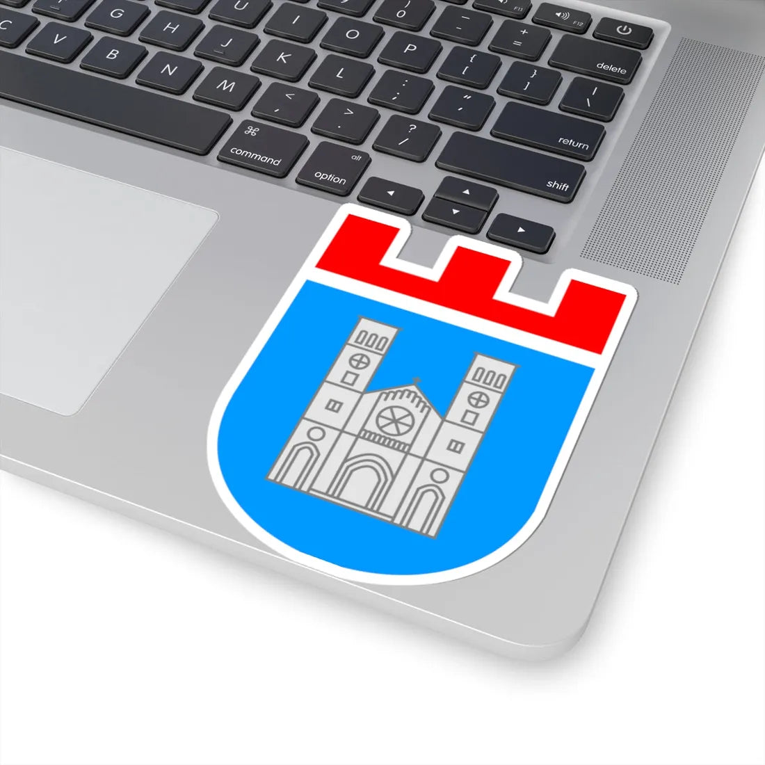 Coat of Arms of Siroki Brijeg (Bosnia and Herzegovina) (Coat of Arms) STICKER Vinyl Kiss-Cut Decal - The Sticker Space