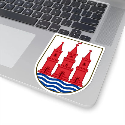 Coat of arms of Skanderborg (Denmark) (Coat of Arms) STICKER Vinyl Kiss-Cut Decal - The Sticker Space