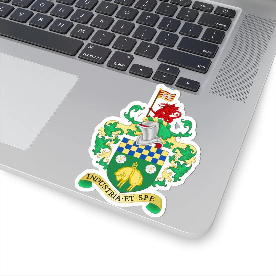 Coat of arms of Skipton (England) (Coat of Arms) STICKER Vinyl Kiss-Cut Decal - The Sticker Space