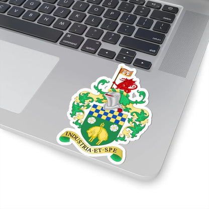 Coat of arms of Skipton (England) (Coat of Arms) STICKER Vinyl Kiss-Cut Decal - The Sticker Space