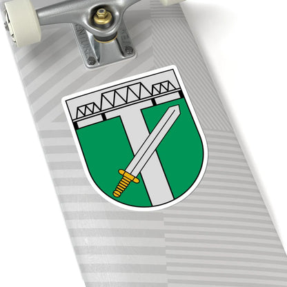 Coat of Arms of Skrunda (Latvia) (Coat of Arms) STICKER Vinyl Kiss-Cut Decal - The Sticker Space