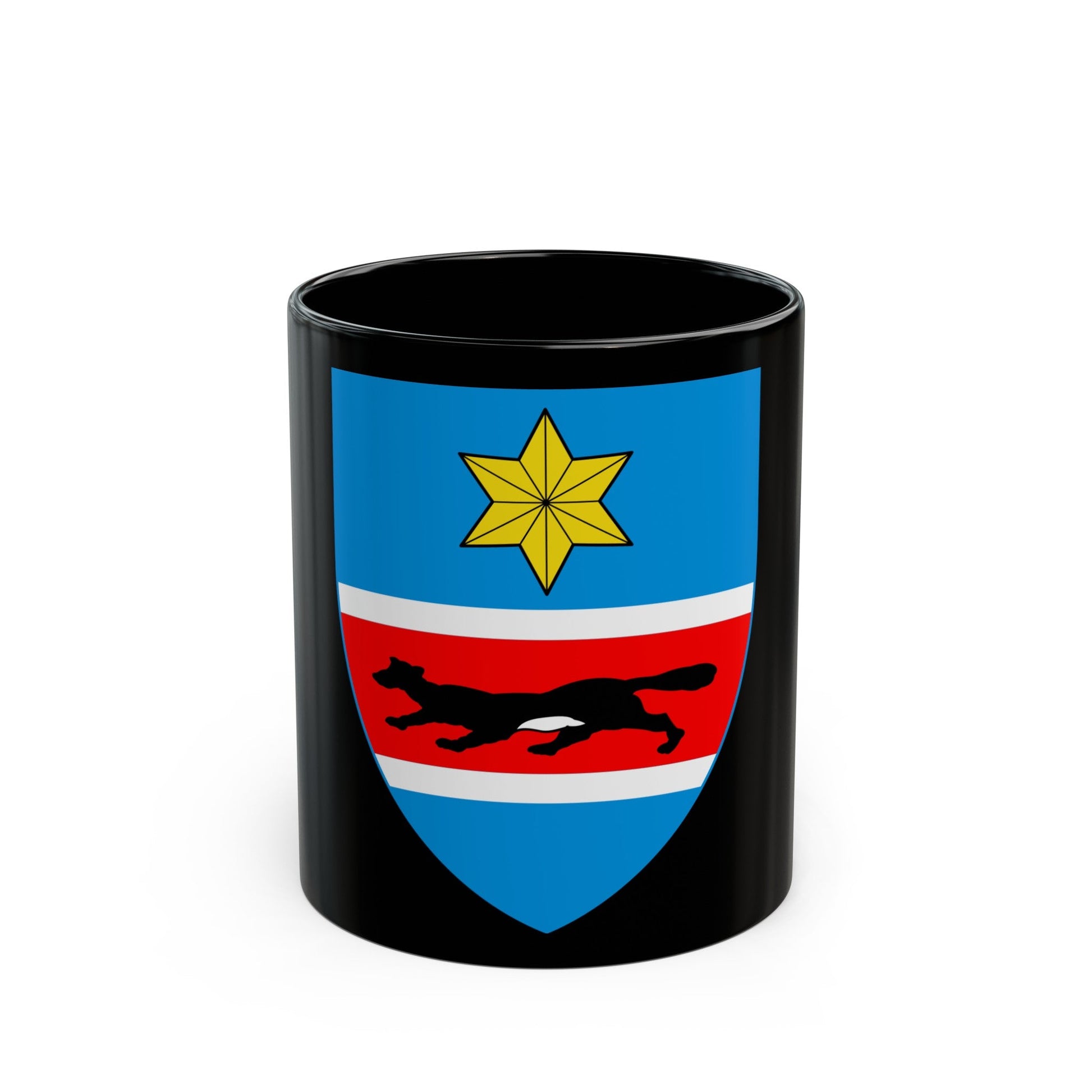 Coat of Arms of Slavonia 2 - Black Coffee Mug-11oz-The Sticker Space