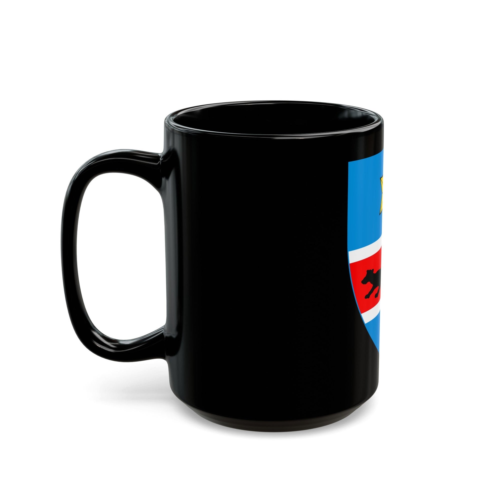 Coat of Arms of Slavonia 2 - Black Coffee Mug-The Sticker Space