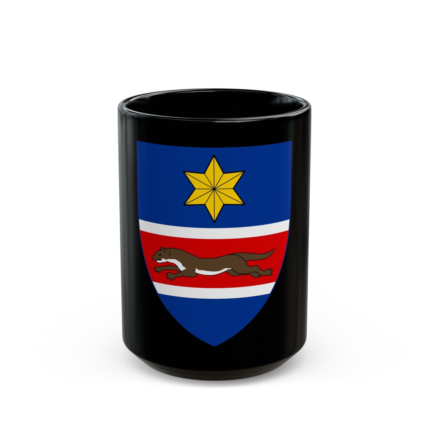 Coat of Arms of Slavonia - Black Coffee Mug-15oz-The Sticker Space