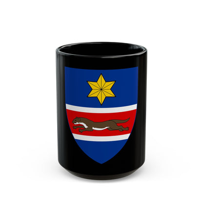 Coat of Arms of Slavonia - Black Coffee Mug-15oz-The Sticker Space