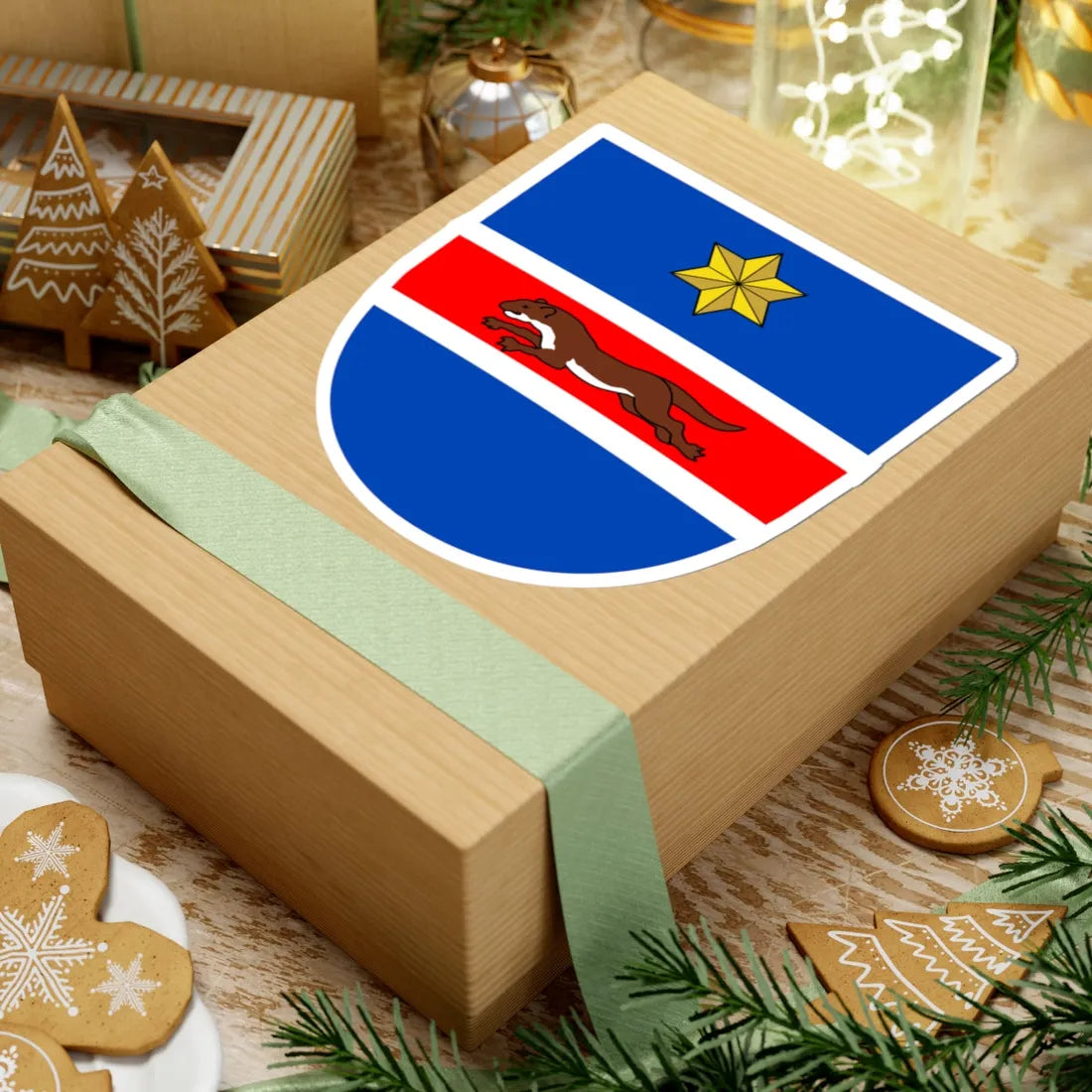 Coat of arms of Slavonia (Croatia) (Coat of Arms) STICKER Vinyl Kiss-Cut Decal - The Sticker Space