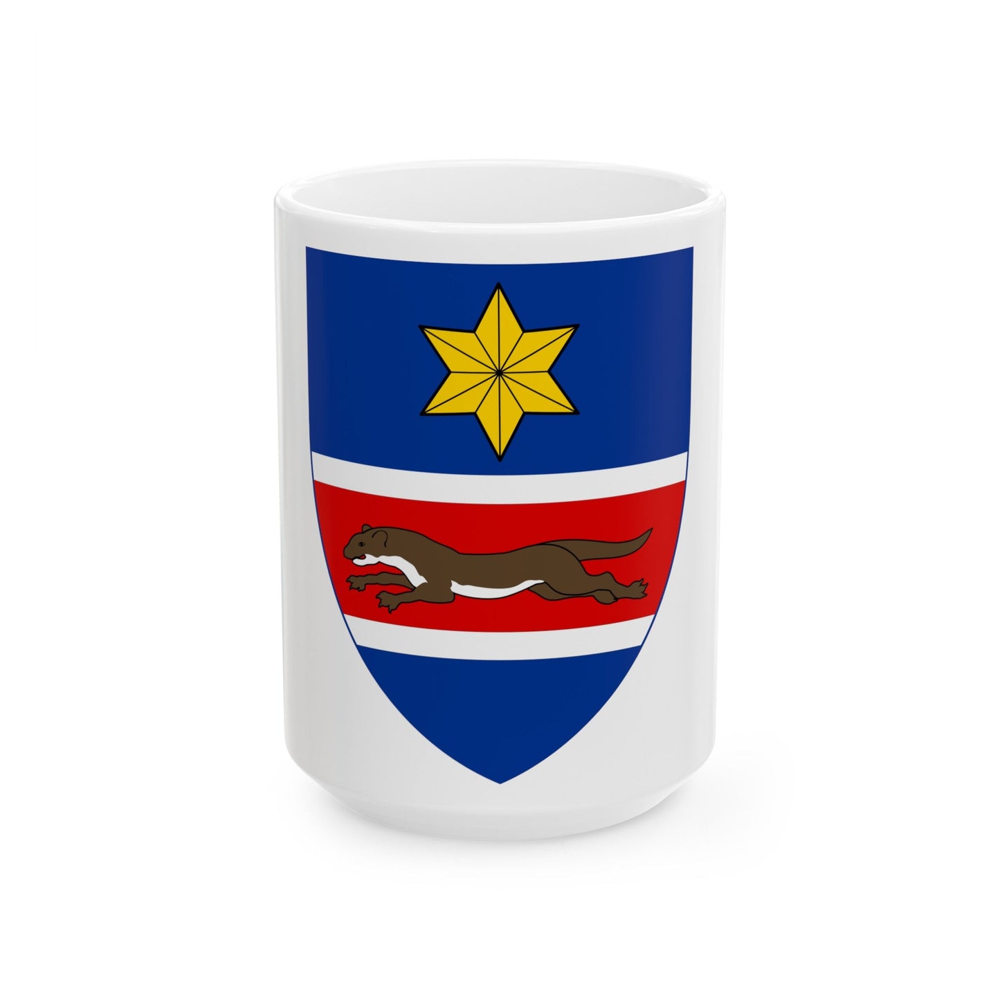 Coat of Arms of Slavonia - White Coffee Mug-15oz-The Sticker Space