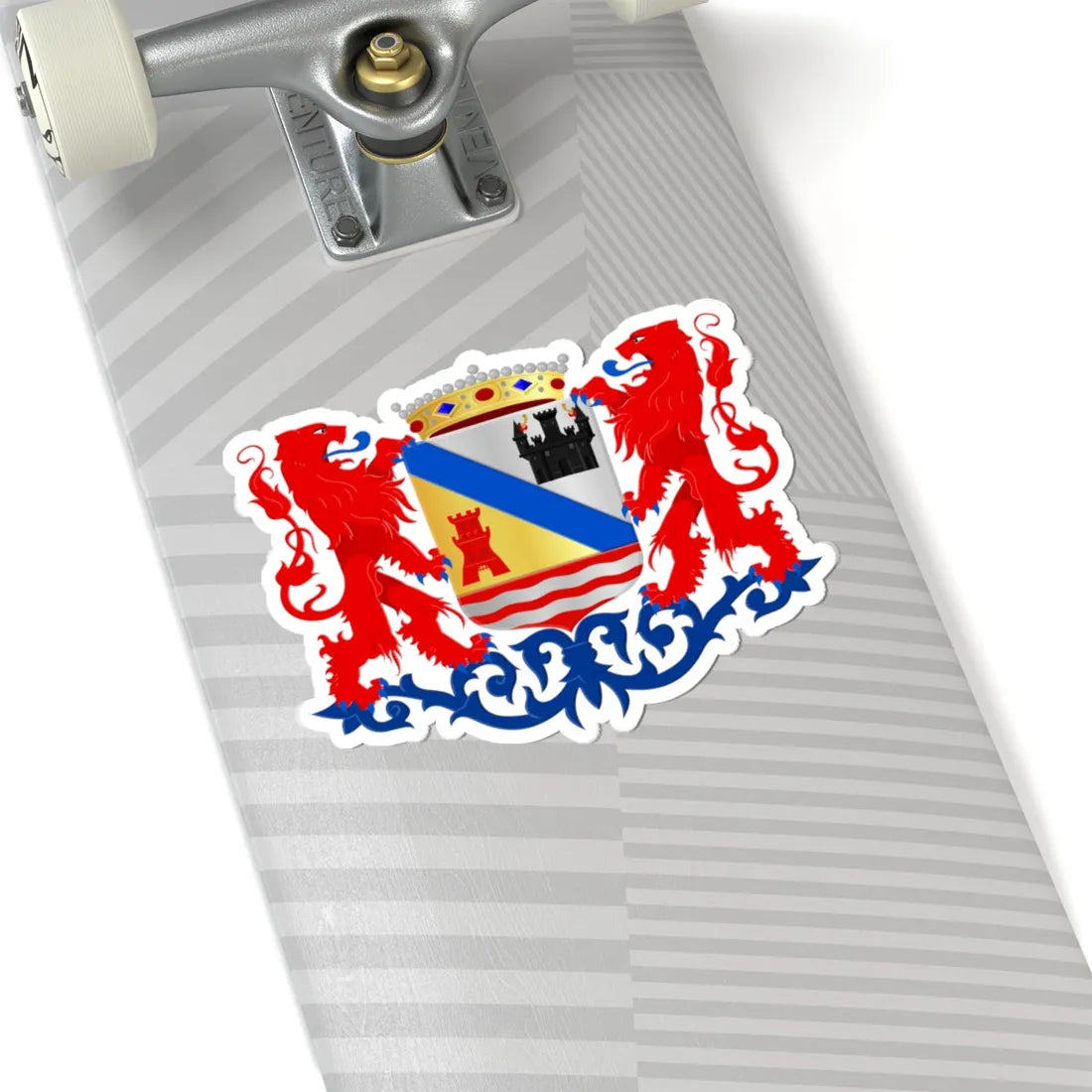 Coat of arms of Sluis (Netherlands) (Coat of Arms) STICKER Vinyl Kiss-Cut Decal - The Sticker Space