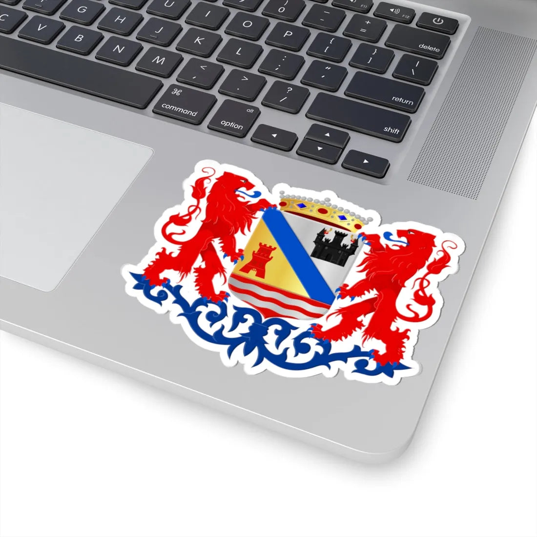Coat of arms of Sluis (Netherlands) (Coat of Arms) STICKER Vinyl Kiss-Cut Decal - The Sticker Space