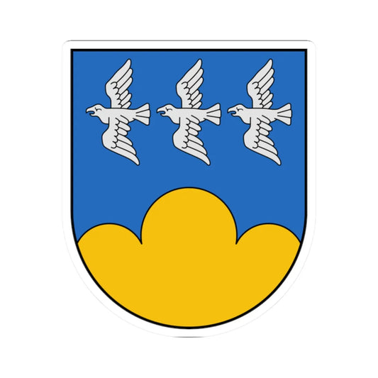 Coat of Arms of Smiltene (Latvia) (Coat of Arms) STICKER Vinyl Kiss-Cut Decal 2 Inch White - The Sticker Space