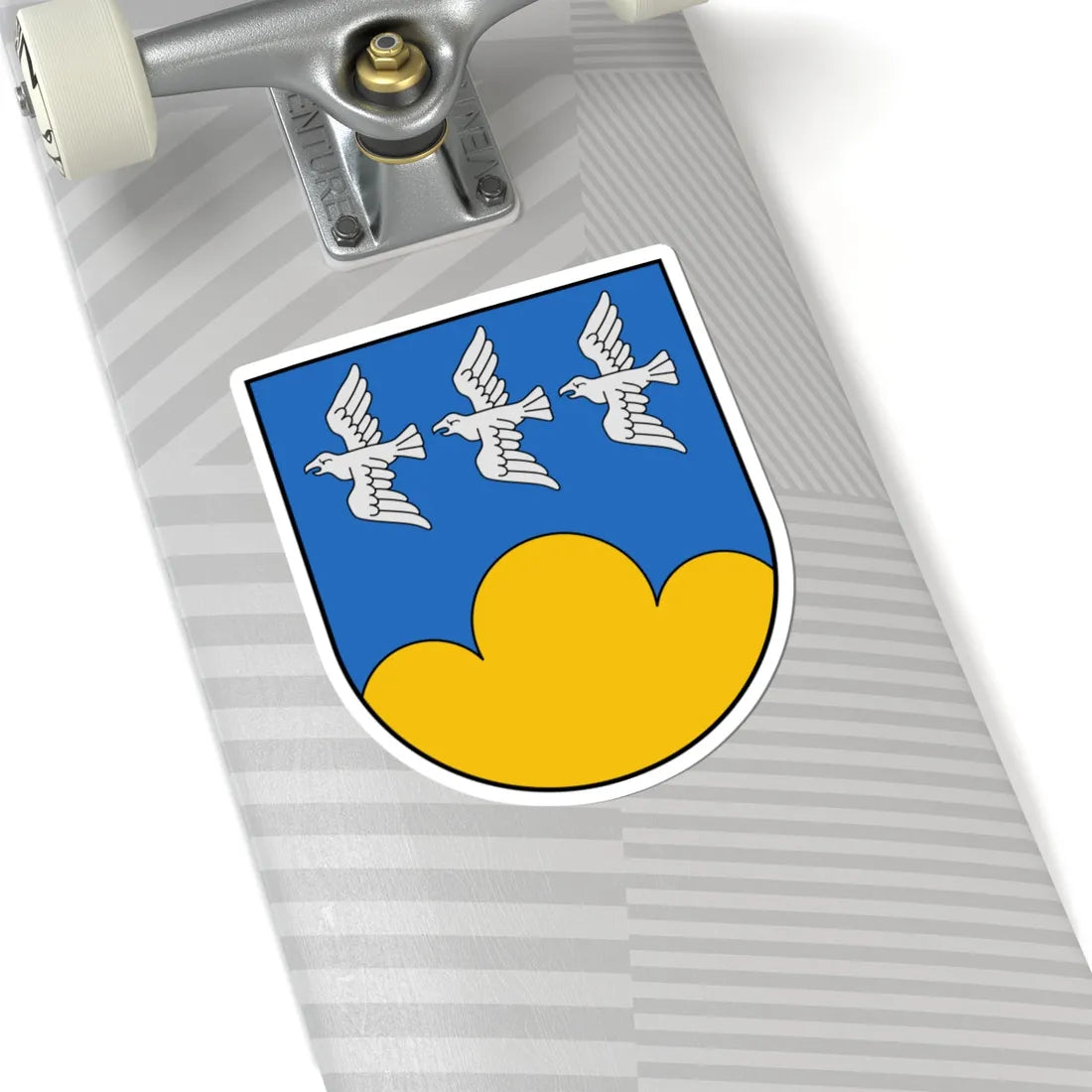 Coat of Arms of Smiltene (Latvia) (Coat of Arms) STICKER Vinyl Kiss-Cut Decal - The Sticker Space