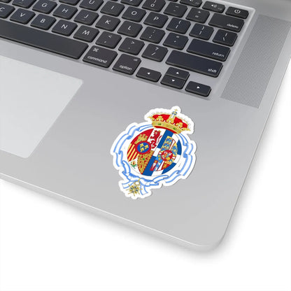 Coat of Arms of Sofía Princess of Spain (Denmark) (Coat of Arms) STICKER Vinyl Kiss-Cut Decal - The Sticker Space
