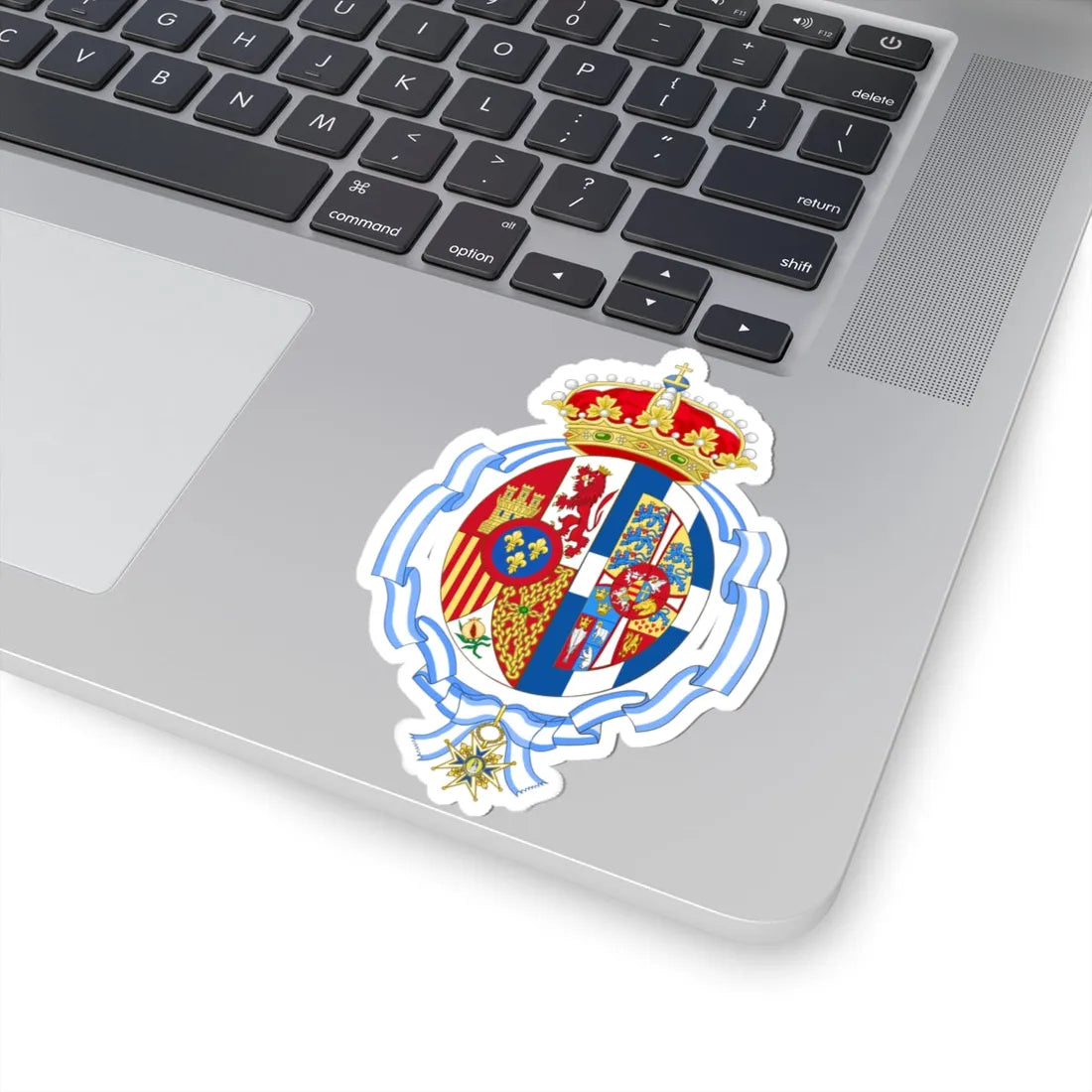 Coat of Arms of Sofía Princess of Spain (Denmark) (Coat of Arms) STICKER Vinyl Kiss-Cut Decal - The Sticker Space
