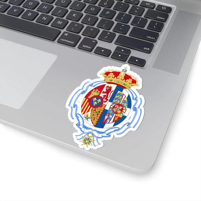 Coat of Arms of Sofía Princess of Spain (Denmark) (Coat of Arms) STICKER Vinyl Kiss-Cut Decal - The Sticker Space