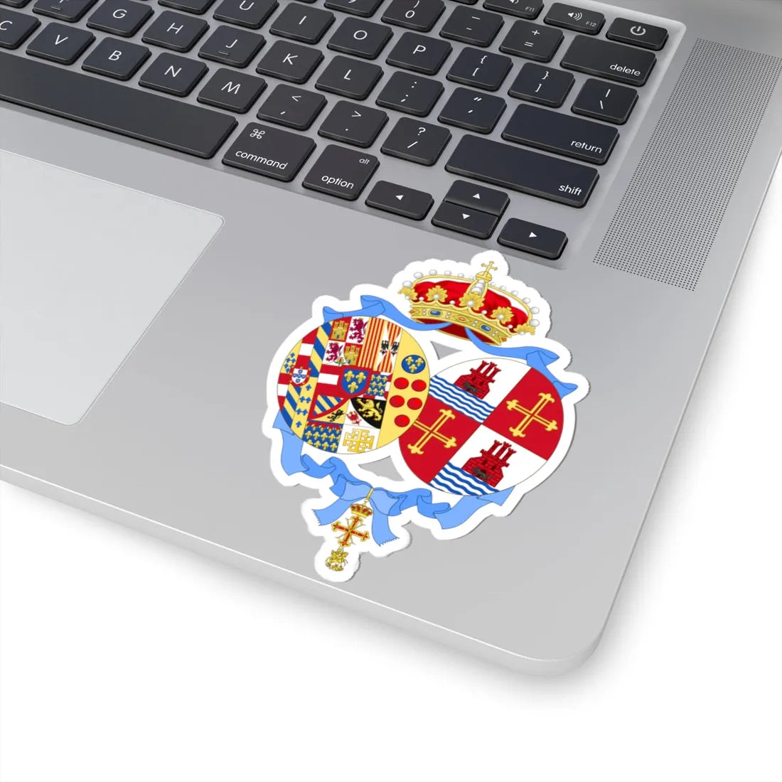 Coat of Arms of Sofia Duchess of Noto (Italy) (Coat of Arms) STICKER Vinyl Kiss-Cut Decal - The Sticker Space