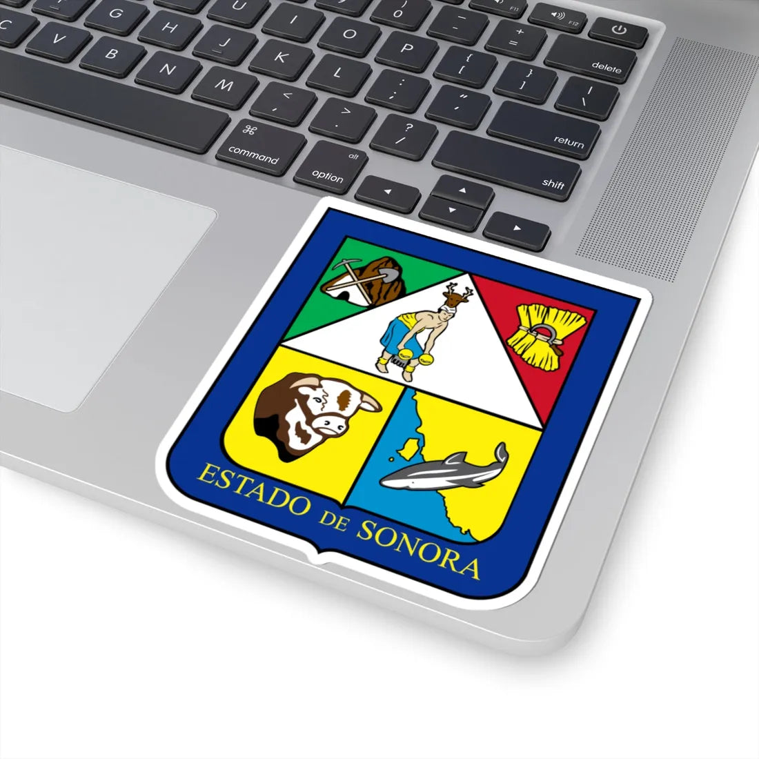 Coat of arms of Sonora (Mexico) (Coat of Arms) STICKER Vinyl Kiss-Cut Decal - The Sticker Space