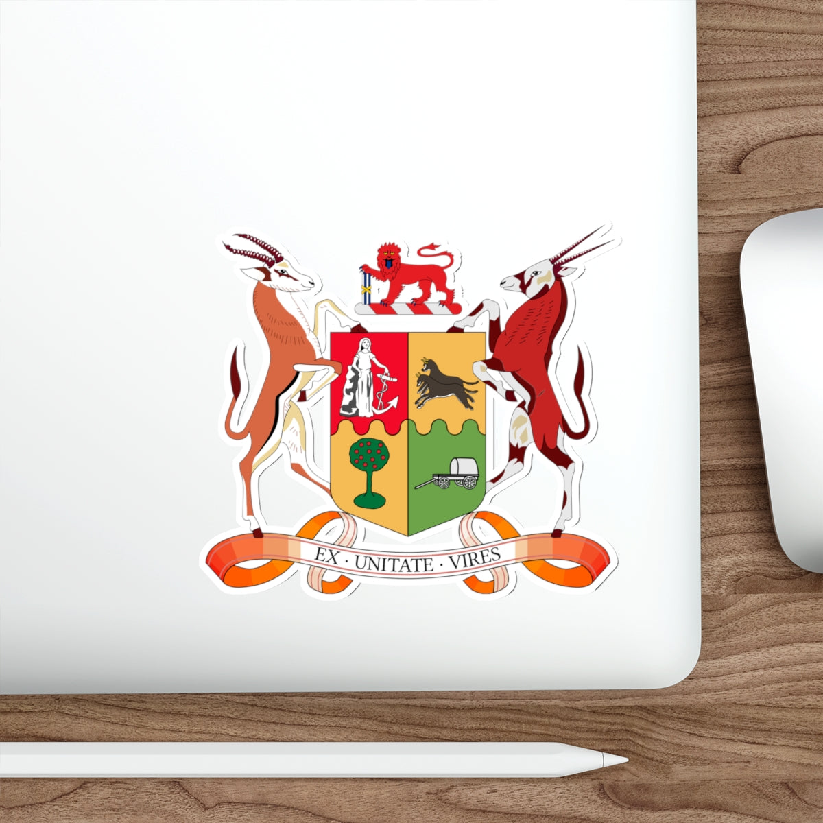 Coat of arms of South Africa (1910–1930) STICKER Vinyl Die-Cut Decal-The Sticker Space