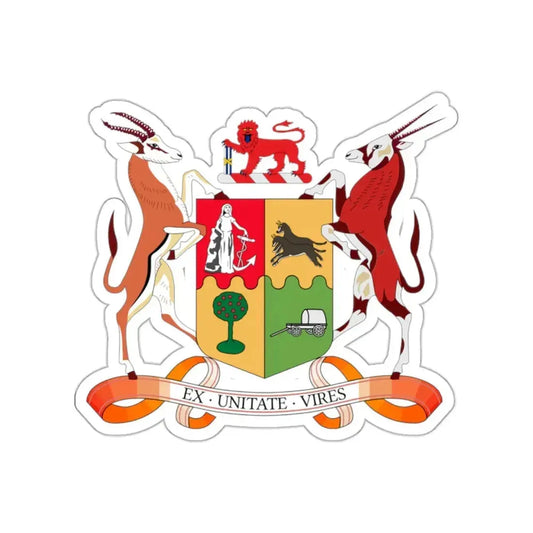 Coat of arms of South Africa (1910–1930) STICKER Vinyl Die-Cut Decal 2 Inch - The Sticker Space