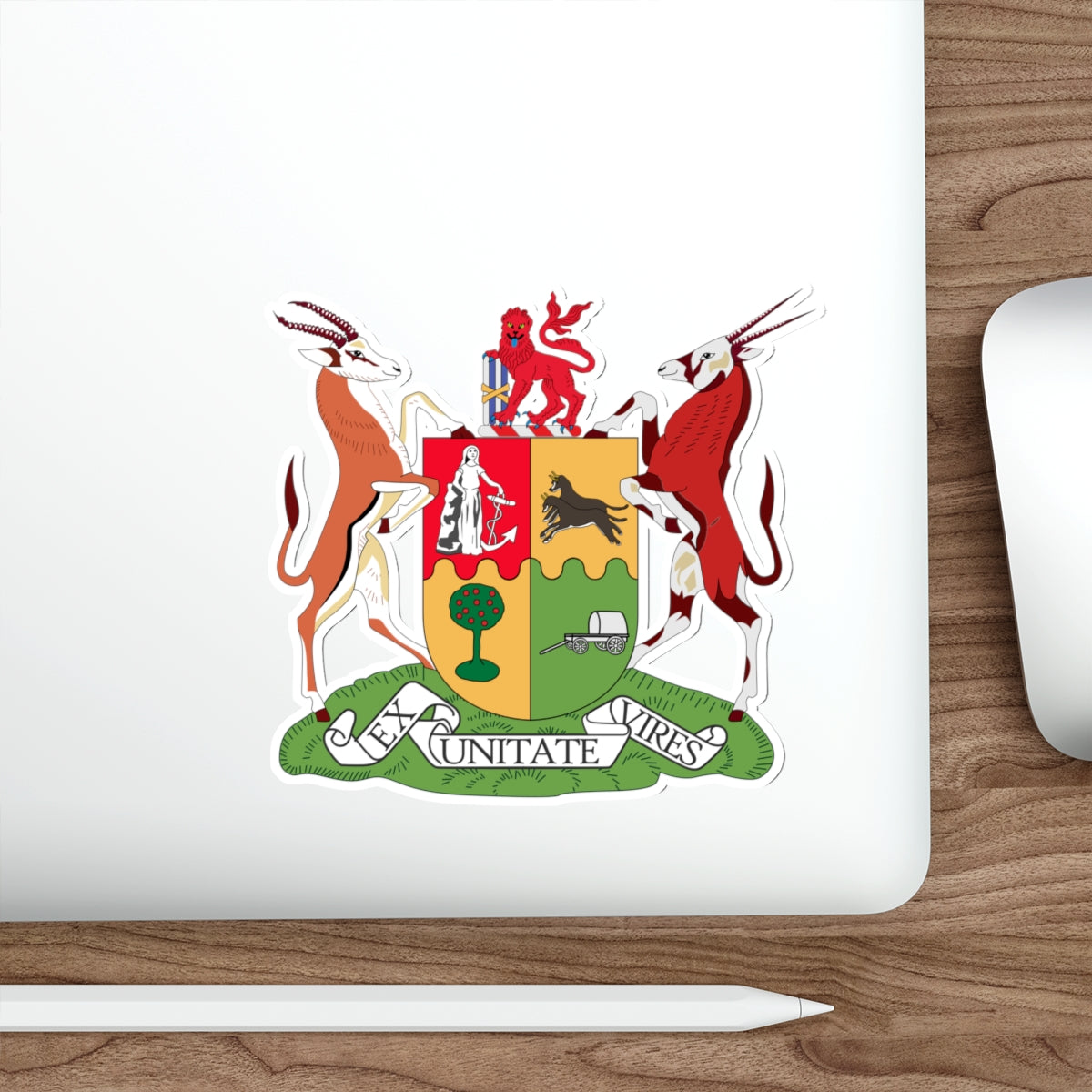 Coat of arms of South Africa (1930–1932) STICKER Vinyl Die-Cut Decal-The Sticker Space