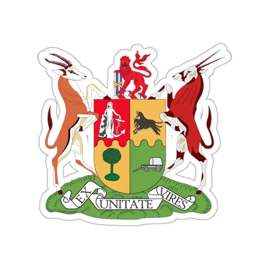 Coat of arms of South Africa (1930–1932) STICKER Vinyl Die-Cut Decal 2 Inch - The Sticker Space