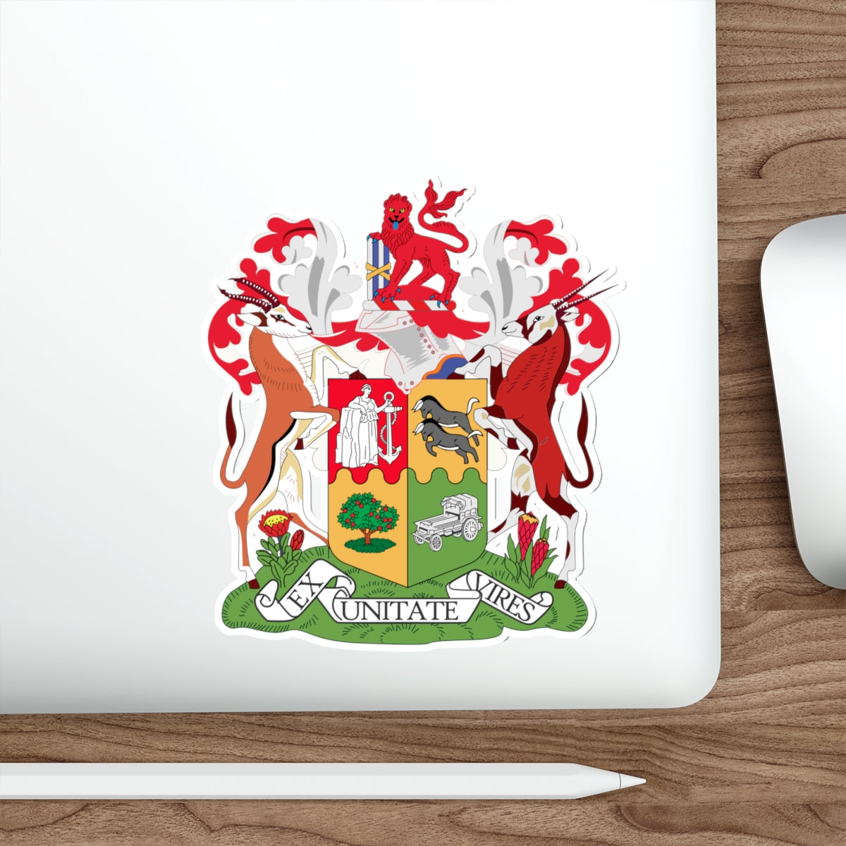 Coat of arms of South Africa (1932–2000) STICKER Vinyl Die-Cut Decal-The Sticker Space