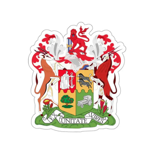 Coat of arms of South Africa (1932–2000) STICKER Vinyl Die-Cut Decal 2 Inch - The Sticker Space