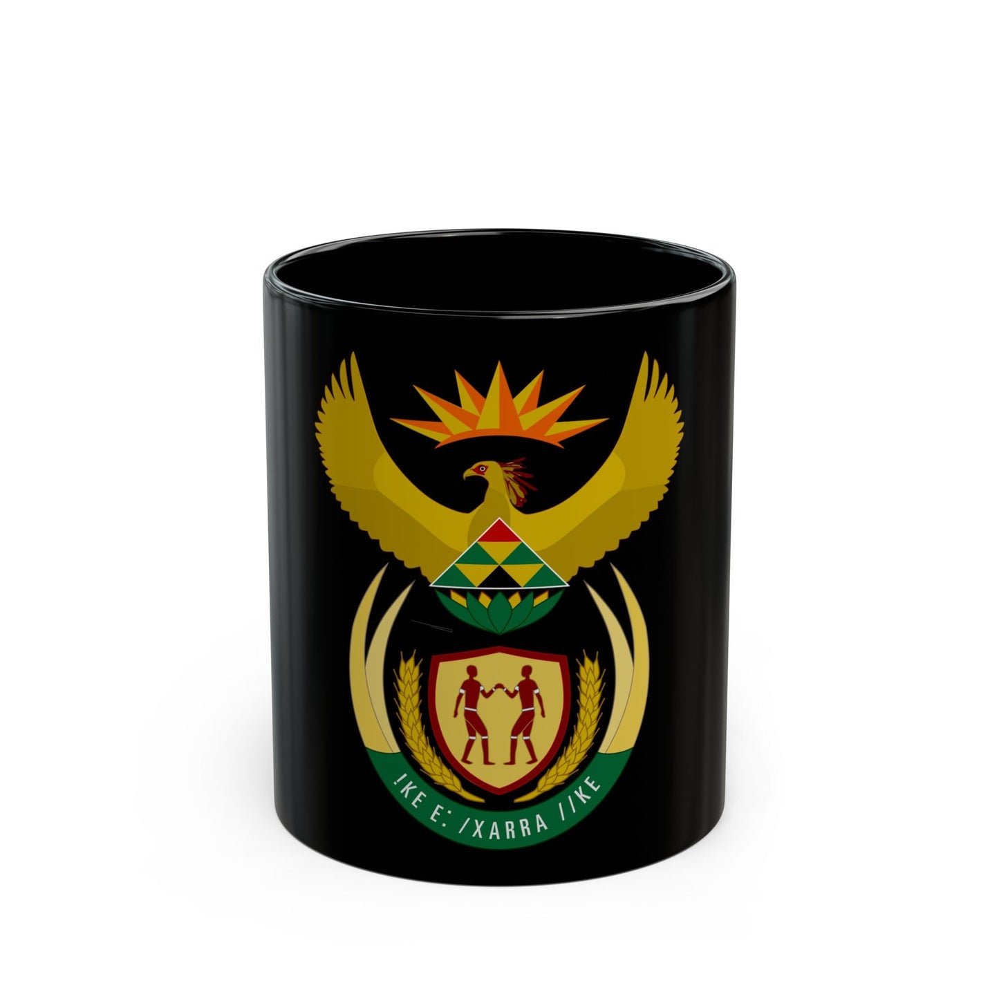 Coat of arms of South Africa - Black Coffee Mug