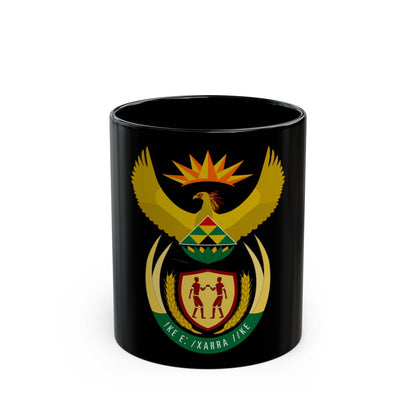 Coat of arms of South Africa - Black Coffee Mug