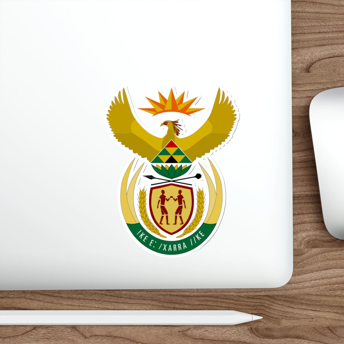 Coat of arms of South Africa STICKER Vinyl Die-Cut Decal-The Sticker Space