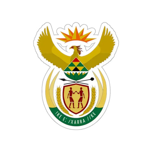 Coat of arms of South Africa STICKER Vinyl Die-Cut Decal 2 Inch - The Sticker Space
