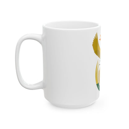 Coat of arms of South Africa - White Coffee Mug