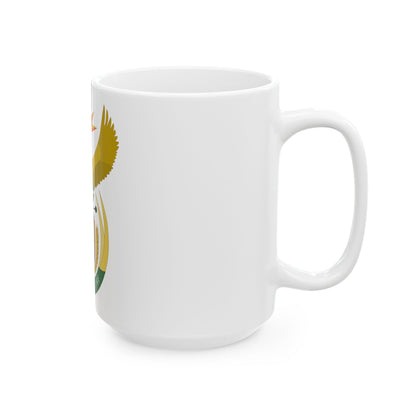 Coat of arms of South Africa - White Coffee Mug