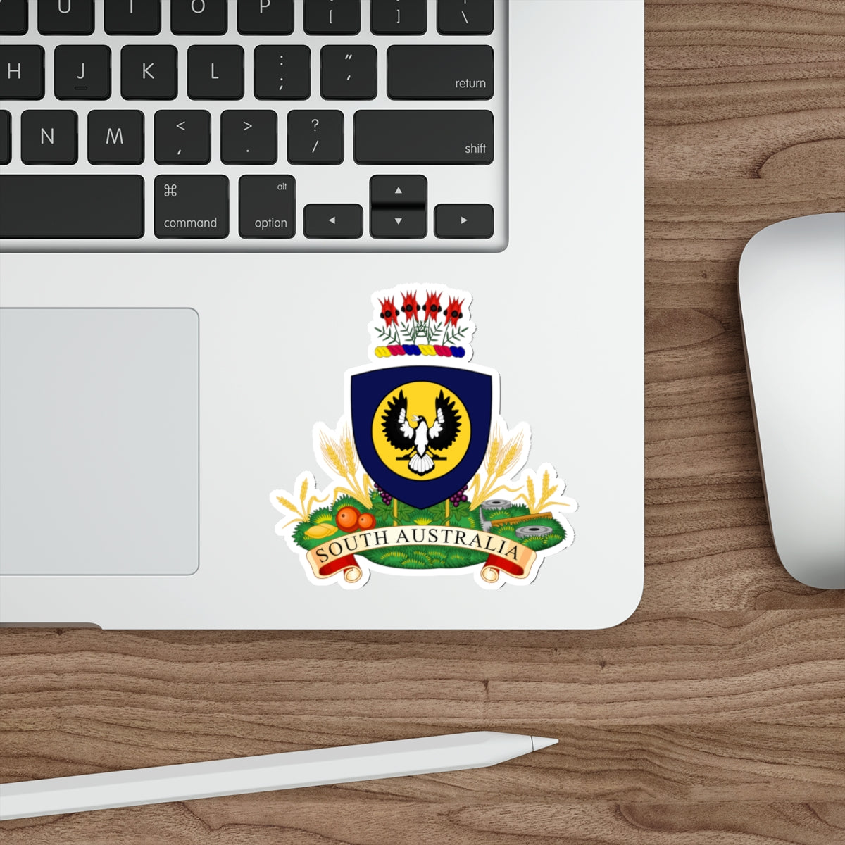 Coat of arms of South Australia STICKER Vinyl Die-Cut Decal-The Sticker Space