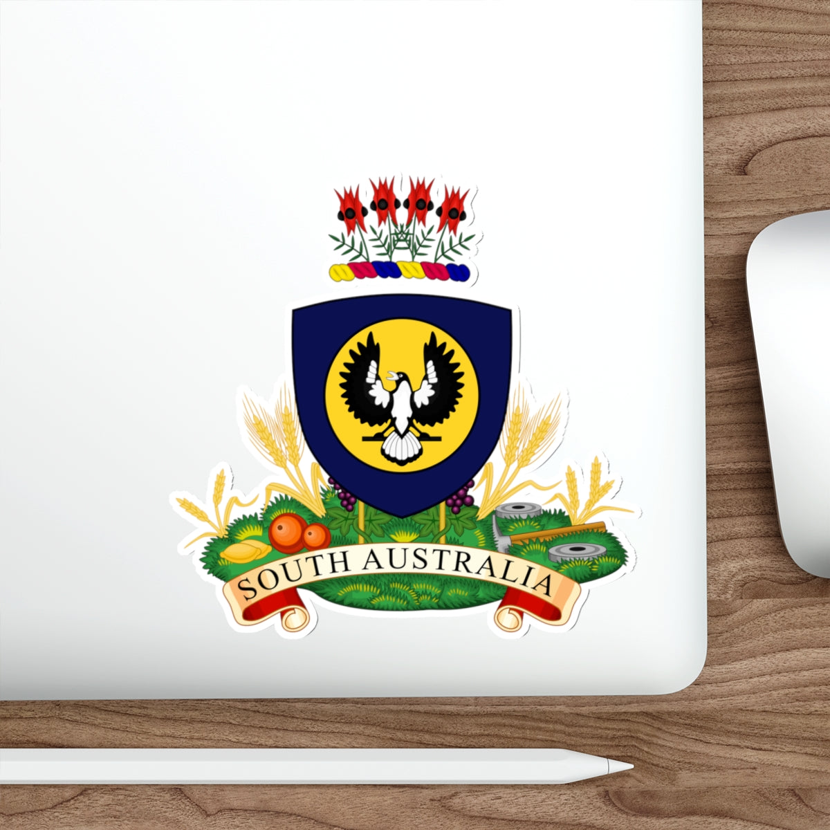 Coat of arms of South Australia STICKER Vinyl Die-Cut Decal-The Sticker Space