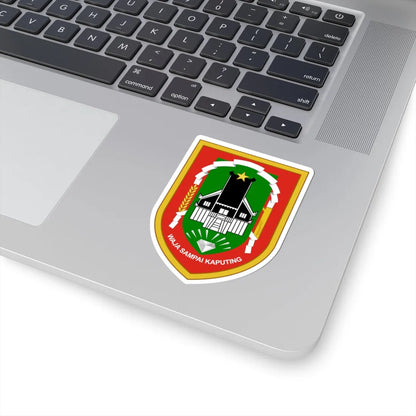 Coat of arms of South Kalimantan (Indonesia) (Coat of Arms) STICKER Vinyl Kiss-Cut Decal - The Sticker Space
