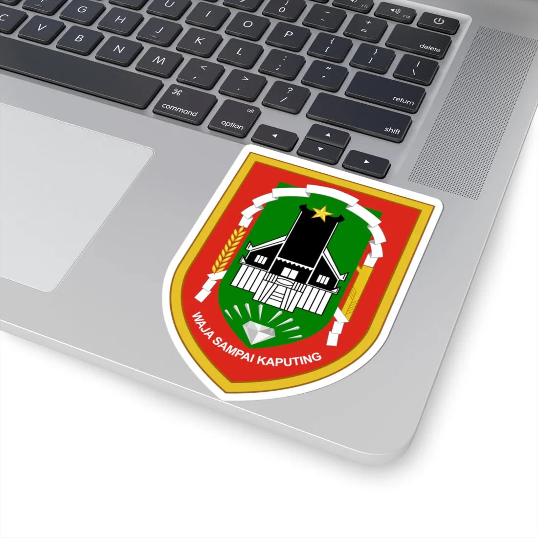 Coat of arms of South Kalimantan (Indonesia) (Coat of Arms) STICKER Vinyl Kiss-Cut Decal - The Sticker Space