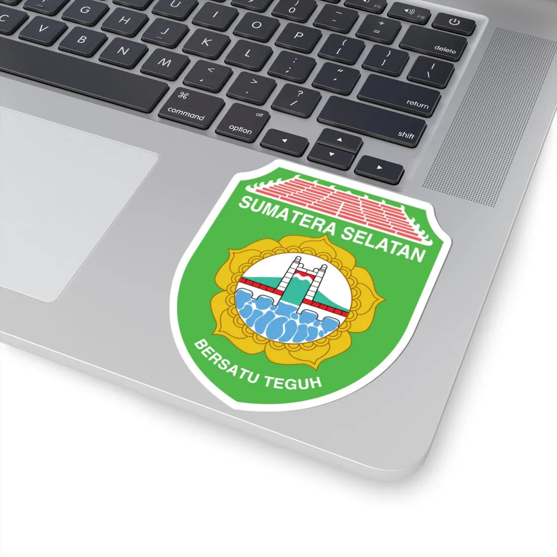Coat of arms of South Sumatra (Indonesia) (Coat of Arms) STICKER Vinyl Kiss-Cut Decal - The Sticker Space