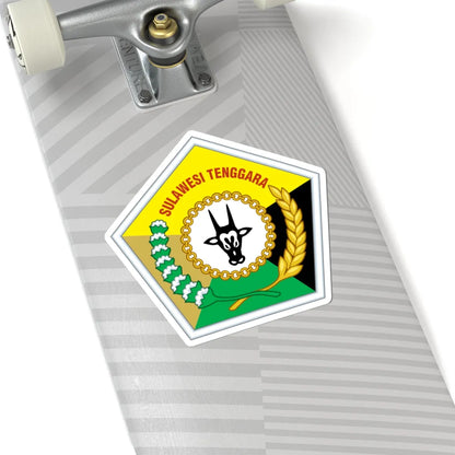 Coat of arms of Southeast Sulawesi (Indonesia) (Coat of Arms) STICKER Vinyl Kiss-Cut Decal - The Sticker Space