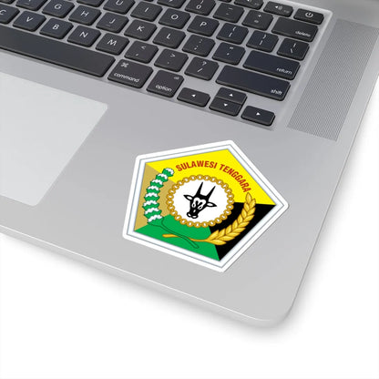 Coat of arms of Southeast Sulawesi (Indonesia) (Coat of Arms) STICKER Vinyl Kiss-Cut Decal - The Sticker Space