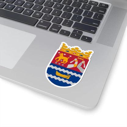 Coat of arms of Southern Finland Province (Finland) (Coat of Arms) STICKER Vinyl Kiss-Cut Decal - The Sticker Space