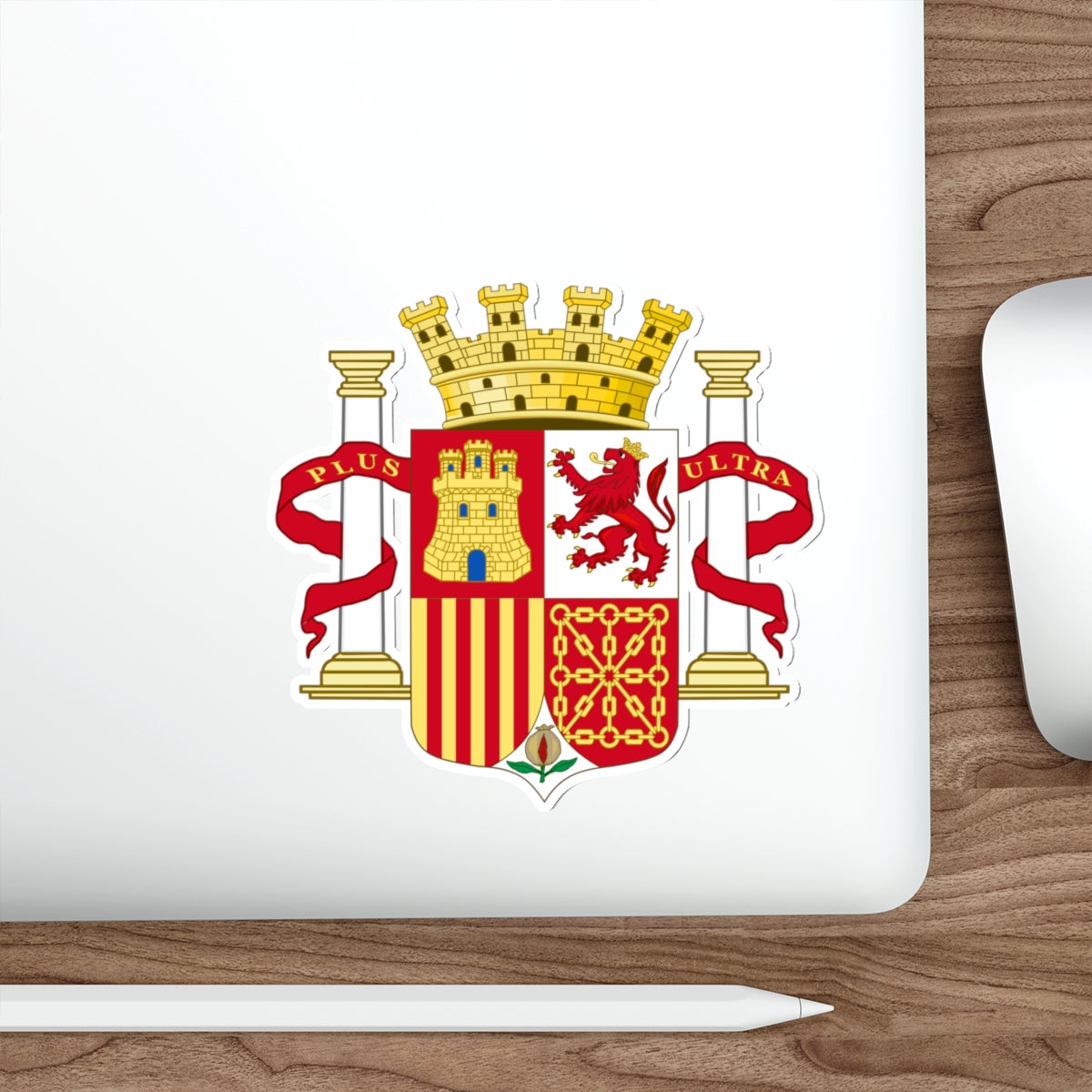 Coat of Arms of Spain (1868-1870 and 1873-1874) STICKER Vinyl Die-Cut Decal-The Sticker Space