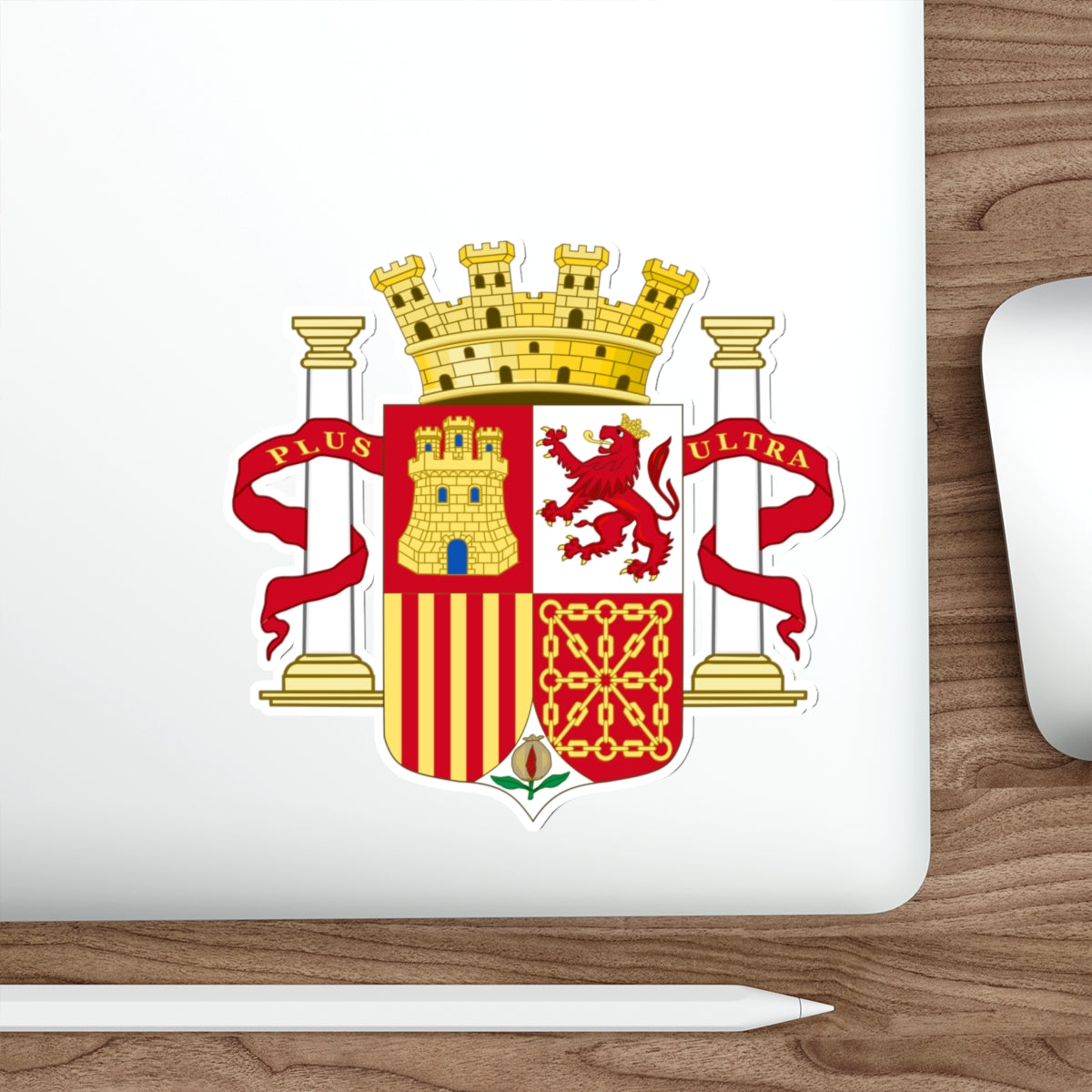 Coat of Arms of Spain (1868-1870 and 1873-1874) STICKER Vinyl Die-Cut Decal-The Sticker Space